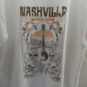 Zutter Thrashed Tee Nashville Music Scene T Shirt Made In USA 100% Cotton M/L